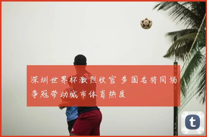 深圳世界杯激烈收官 多国名将同场争冠带动城市体育热度