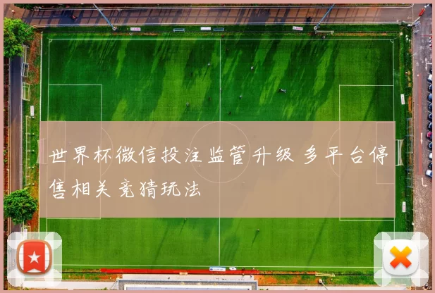 世界杯微信投注监管升级 多平台停售相关竞猜玩法